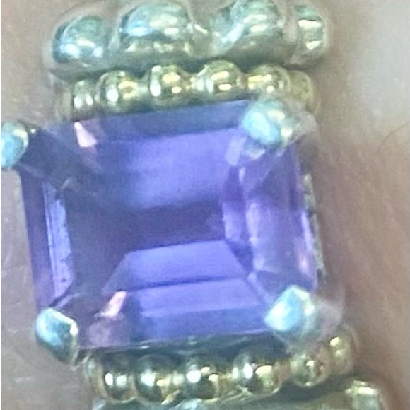 Lagos size 7 two tone ring cavier - Picture 3 of 5